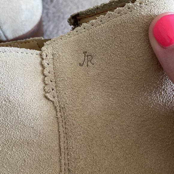 Jack Rogers neutral suede ankle booties size 10 - only worn once! - Picture 5 of 5